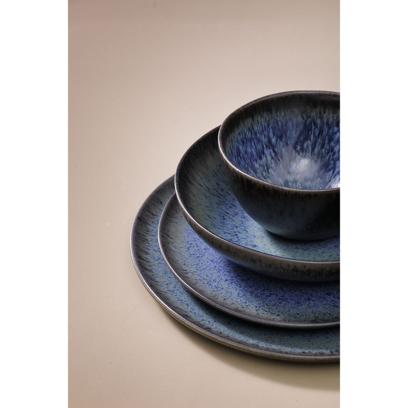 Plate Palmer Tama 28.5cm Blue Stoneware 1 piece(s)