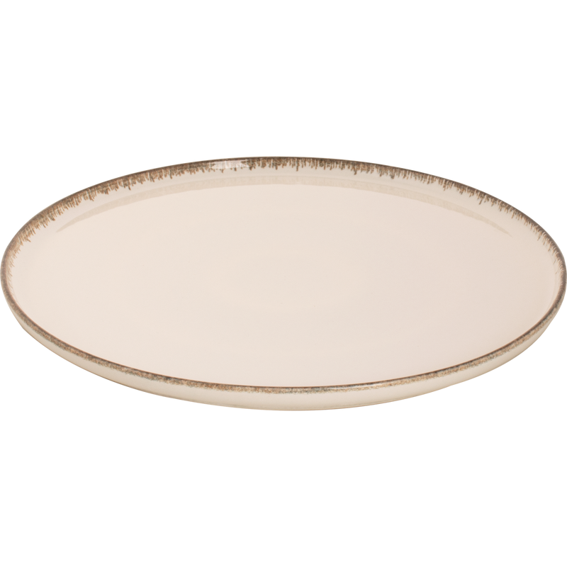 Porcelain Plate, 28 cm | Collection Cream Akoya | Maastricht, 1 piece