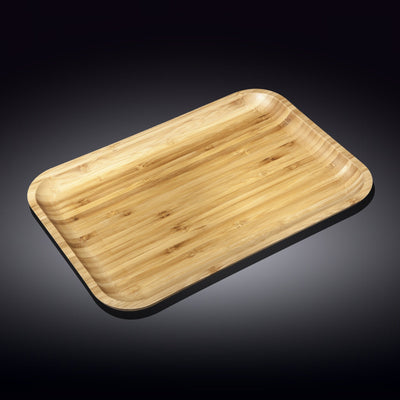 Natural Bamboo Platter 13" X 9" | 33Cm X 23Cm WL-771055/A - NYStep