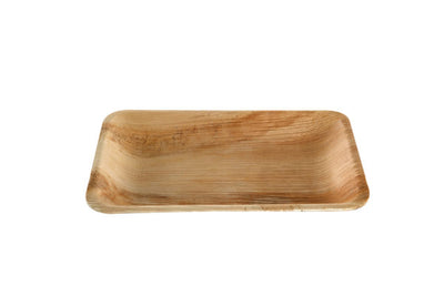 Rectangular plate palm leaf 25x16cm (4*25)