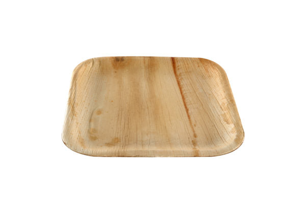 Square palm leaf plate 25cm (4*25)