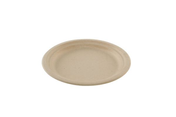 Sugar cane cream plate 22cm (16*50)