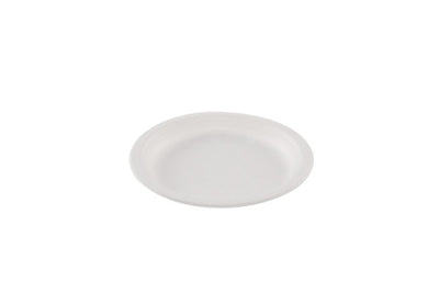 Sugar cane white plate 17 cm (16*50)