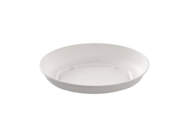 Oval sugar cane salad bowl white790ml(6*50)