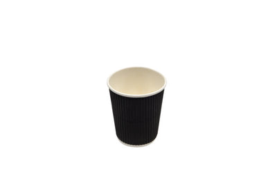 Corrugated Black Paper Cup 8 oz (240ml)(20*25)