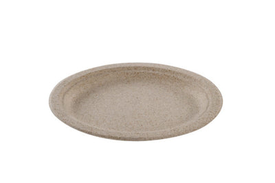 Oval plate natural wheat pulp 26×20 (16*50)