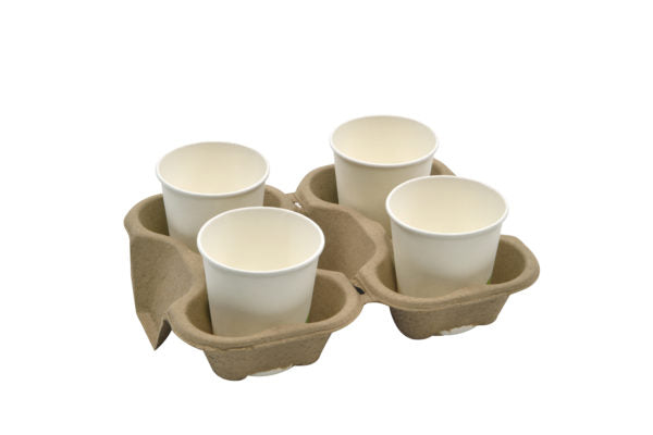 Cardboard cup holder 2*2: 220*185*45mm(6*50)