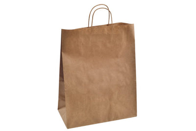 Kraft twisted handle paper bag 32×41+16(5*50)