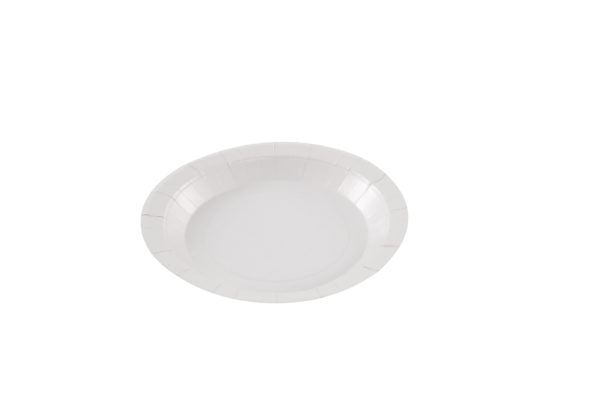 White round cardboard plate 18cm (6*50)