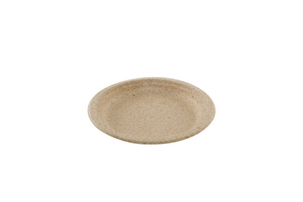 Natural wheat pulp plate 18cm (16*50)