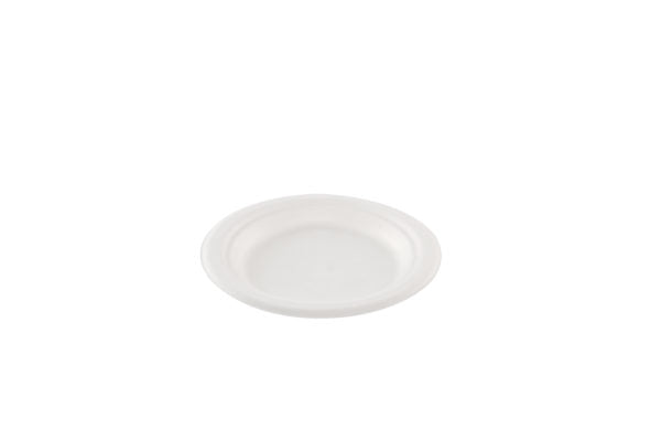 Sugar cane white plate 15cm (16*50)