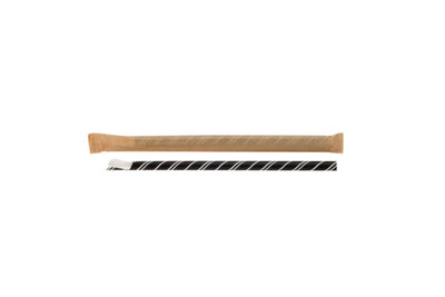 Black paper cane, white paper cane, white spoon 200*8 pack.