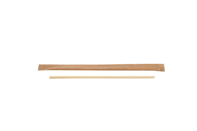 Bamboo coffee stirrer in paper package 176x5x2mm (10*500)