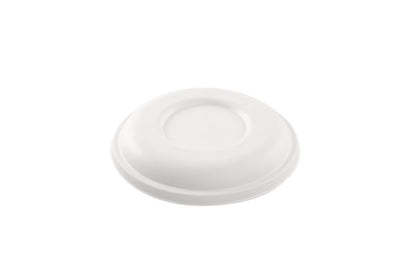 White sugar cane lid 195 mm NAT (12*50)