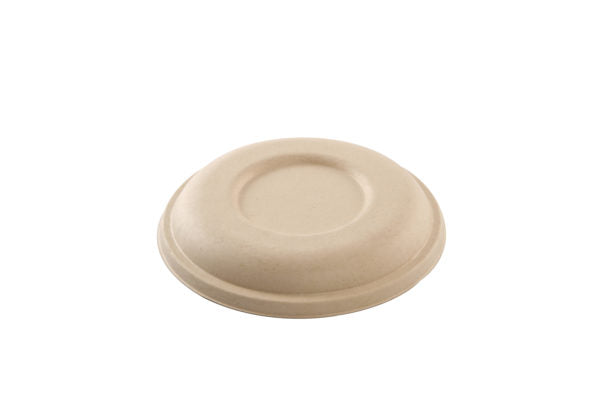 Cream sugar cane lid 195 mm NAT (12*50)