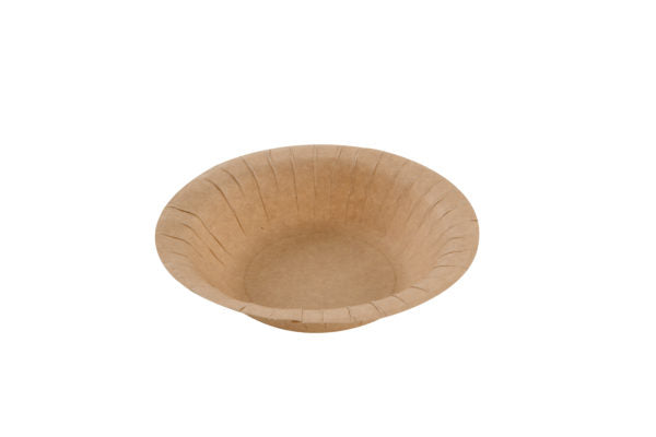 Kraft cardboard bowl 19cm (10*10)