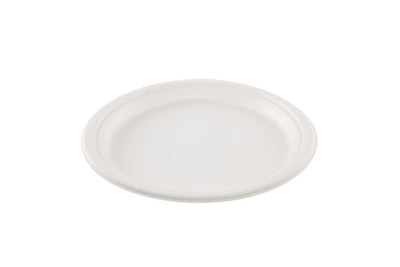 White sugar cane plate 26cm (16*50) PFAS-free