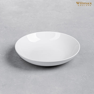 White Round Deep Plate 9" inch | 23 Cm