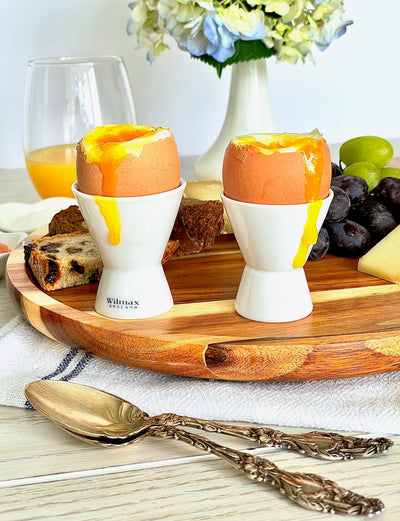 White Egg Cup 1.75" inch X 2" inch | 4.5 X 5.5 Cm