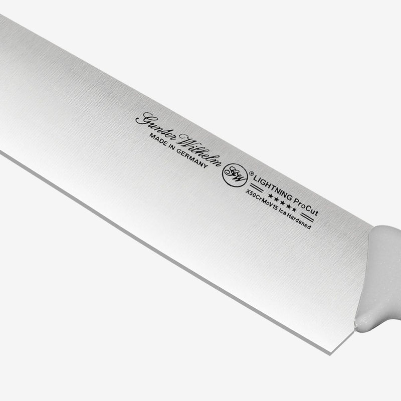 Gunter Wilhelm Lightning Chef Knife, 10 Inch | Brown and Grey ABS Handle SKU: 10-105-0110