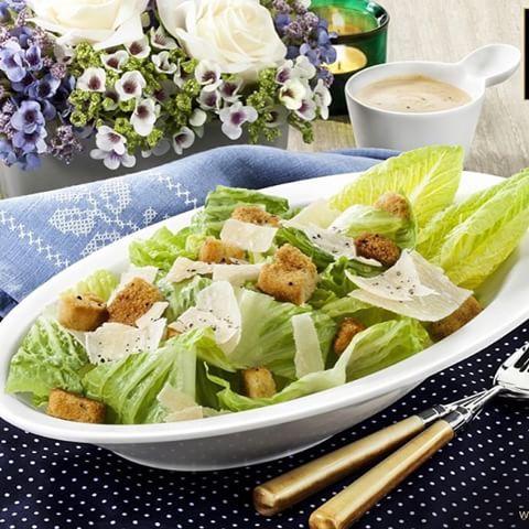 Set Of 3 White Ceaser Salad Bowl 11" inch X 7.5 | 27.5 X 18.5 Cm