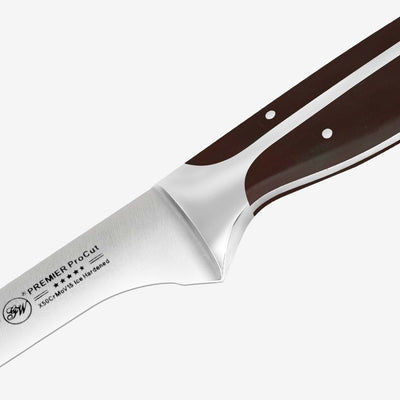 Gunter Wilhelm Premier Flex Boning/Fillet Knife, 10 Inch | Dark Brown ABS Handle SKU: 30-309-0310