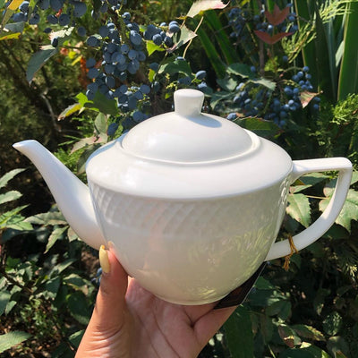 White Teapot 30 Oz | 900 Ml In Gift Box