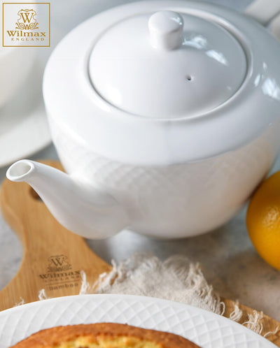 White Teapot 30 Oz | 900 Ml In Gift Box