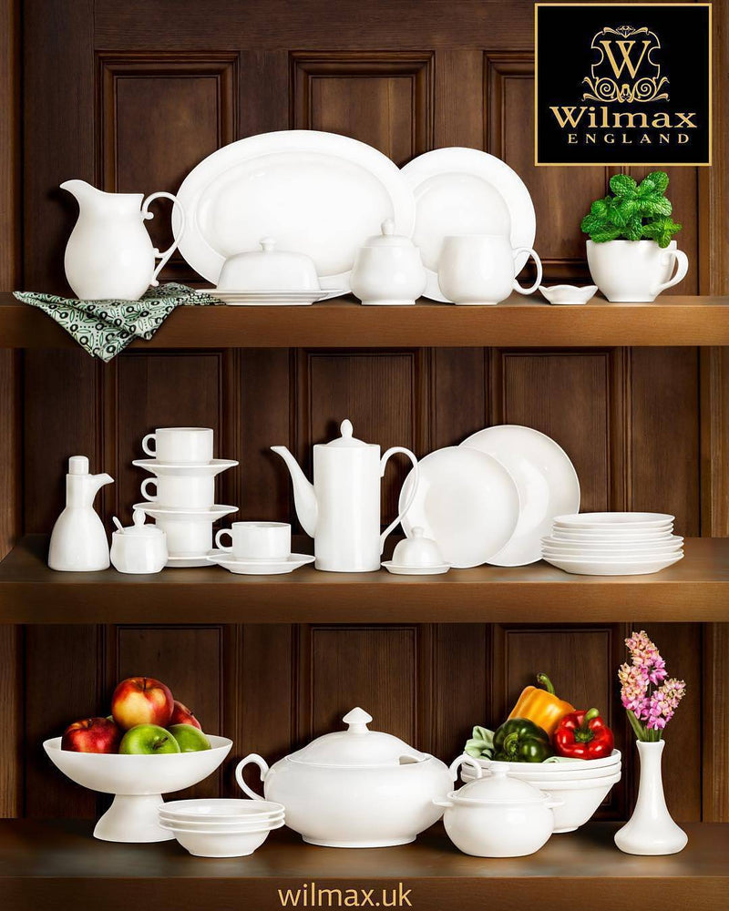 Set Of 6 Double White Dish 5" inch X 3" inch X 1.5" inch | 12.5 X 7.5 X 3.5 Cm