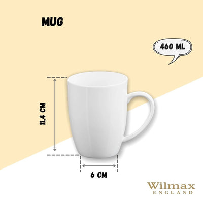 White Mug 16 Oz | 460 Ml