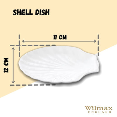 White Shell Dish 5" inch | 13 Cm