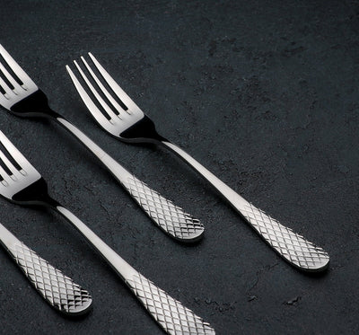 Set Of 12 Dinner Fork 8" inch | 20 Cm In White Box