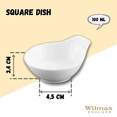 White Sauce Bowl 4" inch |3 Fl Oz |