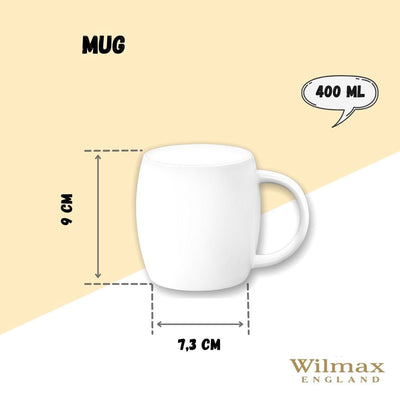 White Mug 14 Oz | 400 Ml