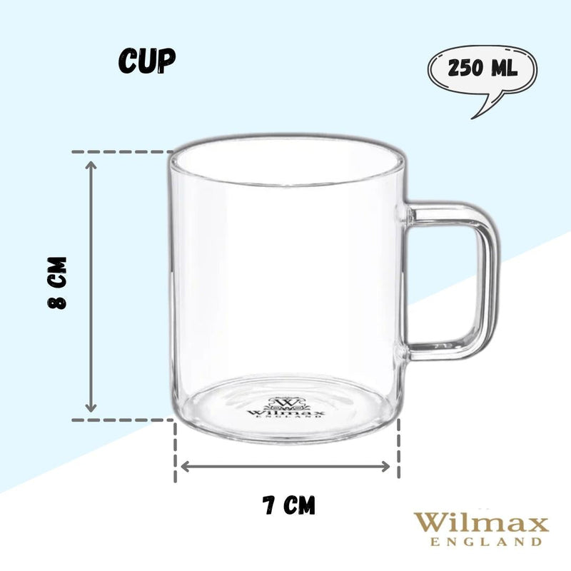 Thermo Glass Cup 8 Oz | High temperature and shock resistant