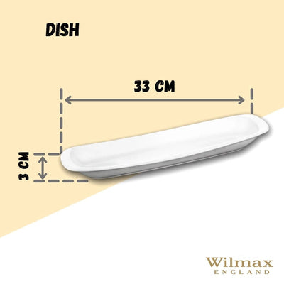 White Celery Tray / Dish 13" inch | 33 Cm