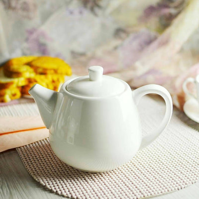 White Teapot 17 Oz | 500 Ml