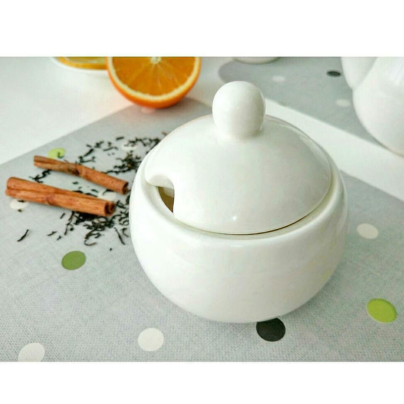 White Sugar Bowl 8 Oz | 250 Ml