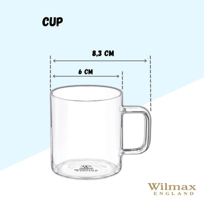 Thermo Glass Cup 5 Oz |High temperature and shock resistant