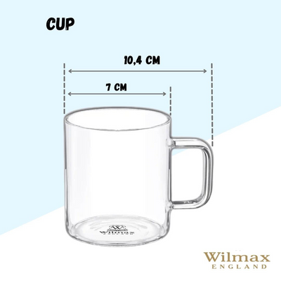 Thermo Glass Cup 8 Oz | 250 Ml WL-888605/A - NYStep