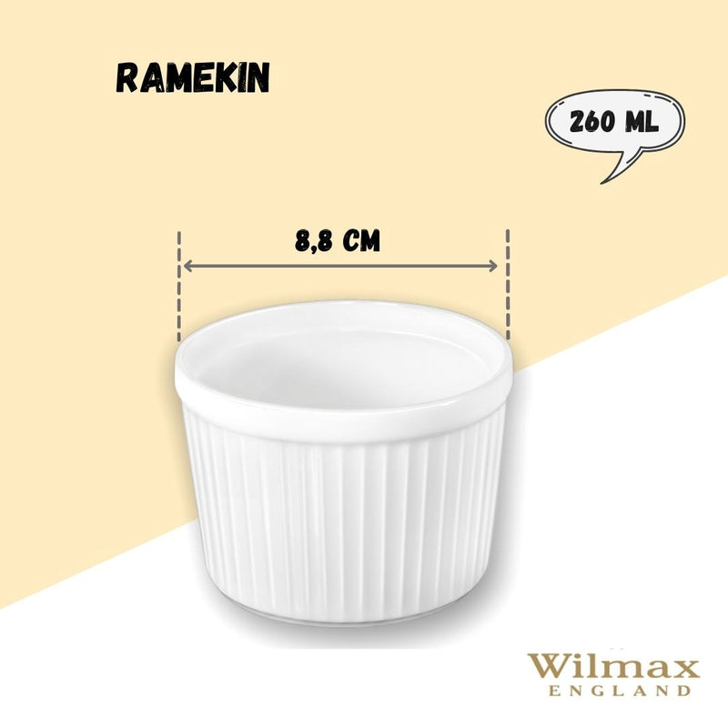 White Ramekin 3.5" inch X 2.5" inch |9 Fl Oz