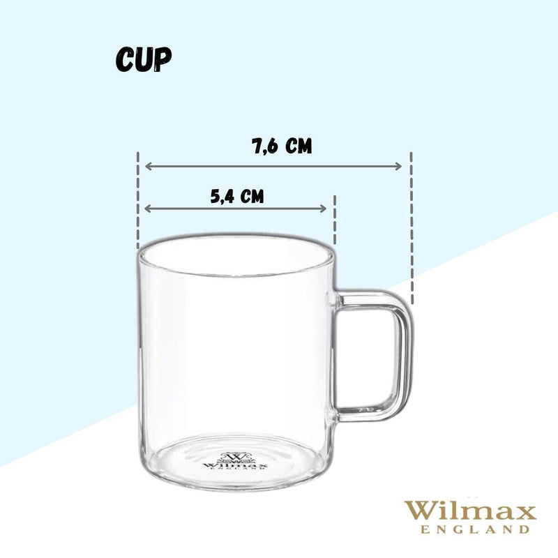 Thermo Glass Cup 4 Oz |High temperature and shock resistant