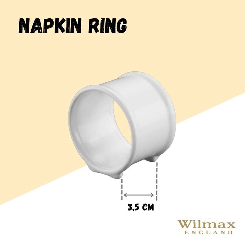 White Napkin Ring