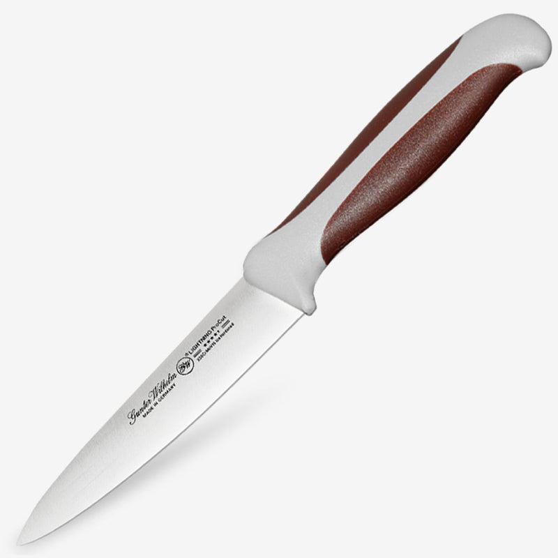 Gunter Wilhelm Lightning Paring Knife, 3.5 Inch | Brown and Grey ABS Handle SKU: 10-111-0135