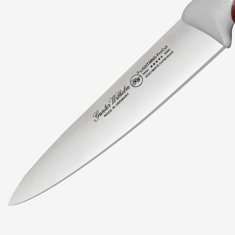 Gunter Wilhelm Lightning Paring Knife, 3.5 Inch | Brown and Grey ABS Handle SKU: 10-111-0135