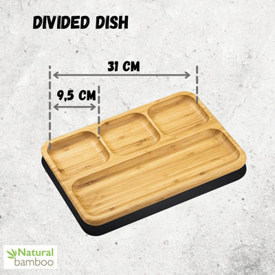 Wilmax Bamboo Wood Divided Dish  / Bento Box  13" X 9" | 33 X 23 Cm WL-771222/A - NYStep