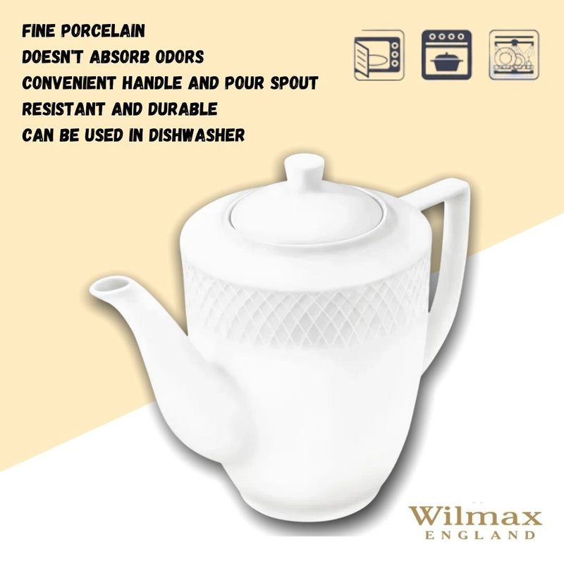 White Coffee Pot 25 Oz | 750 Ml In Gift Box