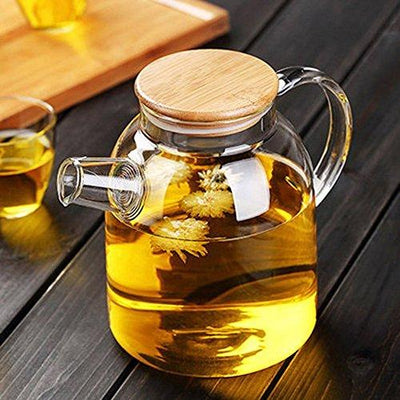 Thermo Glass Teapot 54 Fl Oz | High temperature and shock resistant