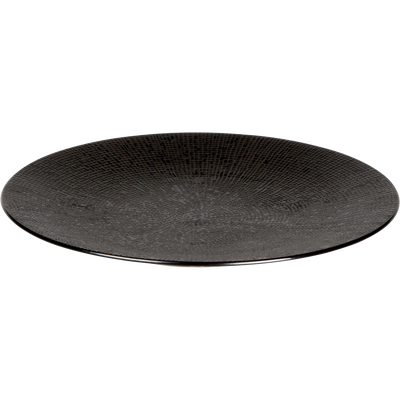 Plate_coupe_Palmer_Cubical_27_cm_Black_Stoneware_Stück_e__1_stuk_s_