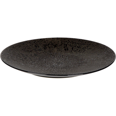 Plate_coupe_Palmer_Cubical_21_cm_Black_Stoneware_Stück_e__1_stuk_s_